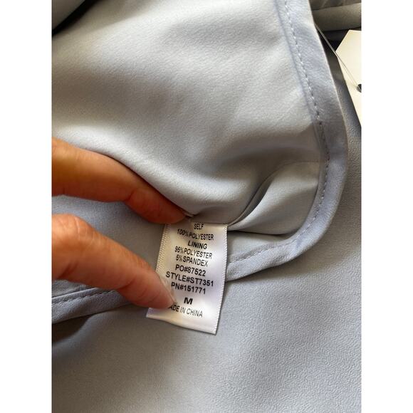 NWT Le Lis Corset Waist Cowl Neck Satin Feminine Romantic Cottagecore Top - Picture 10 of 11